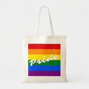 Tote Bag Drapeau de gay pride d'arc-en-ciel du logo LGBT