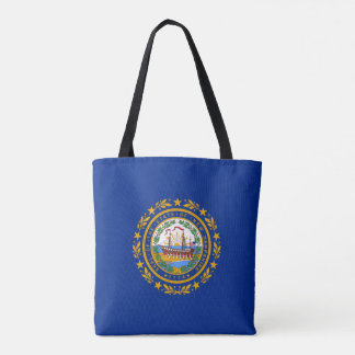 Tote Bag Drapeau de Granite Stater, Drapeau du New Hampshir