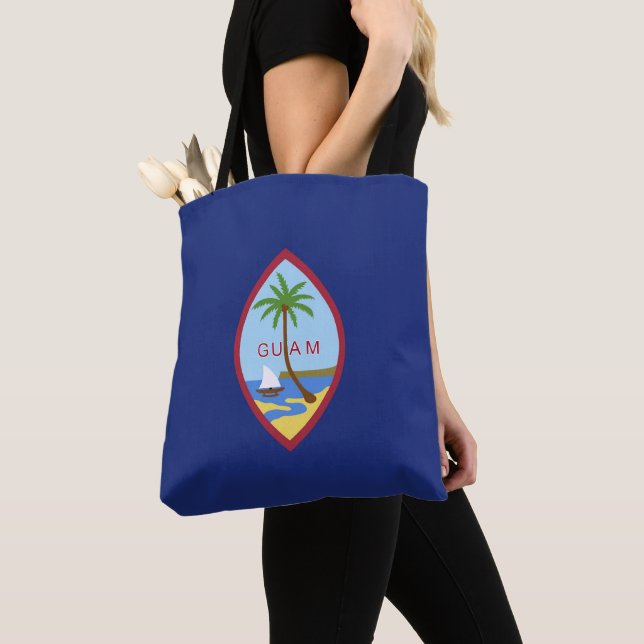 Tote Bag Drapeau de Guam (De près)