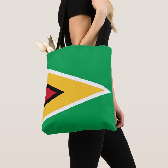 Tote Bag Drapeau de Guyana (De près)
