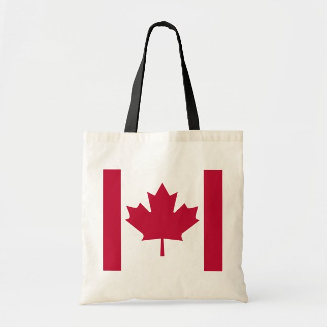 Tote Bag Drapeau de haute qualité du Canada (Devant)