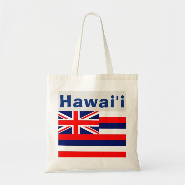 Tote Bag Drapeau de Hawaïen d'Hawaï (Devant)