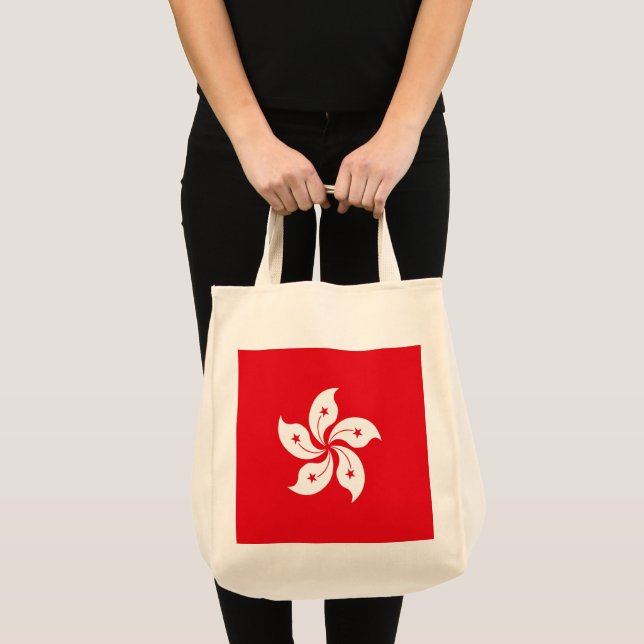 Tote Bag Drapeau de Hong Kong (Devant (produit))