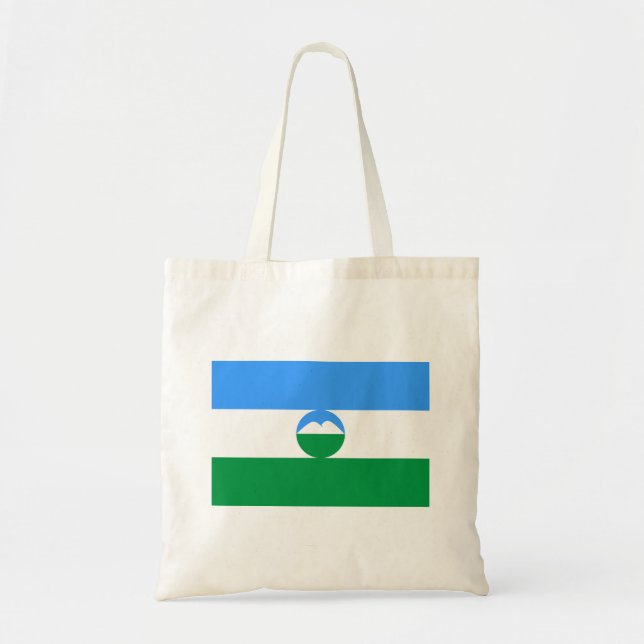 Tote Bag Drapeau de Kabardino-Balkarie (Devant)