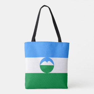 Tote Bag Drapeau de Kabardino-Balkarie