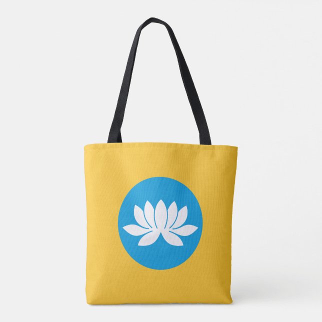 Tote Bag Drapeau de Kalmoukie (Dos)