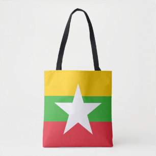 Tote Bag Drapeau de la Birmanie