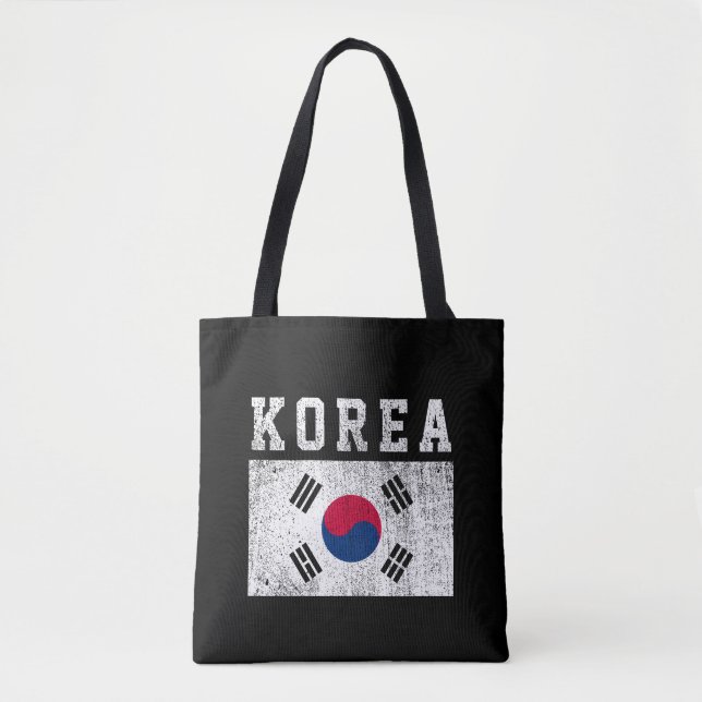 Tote Bag Drapeau de la Corée (Devant)