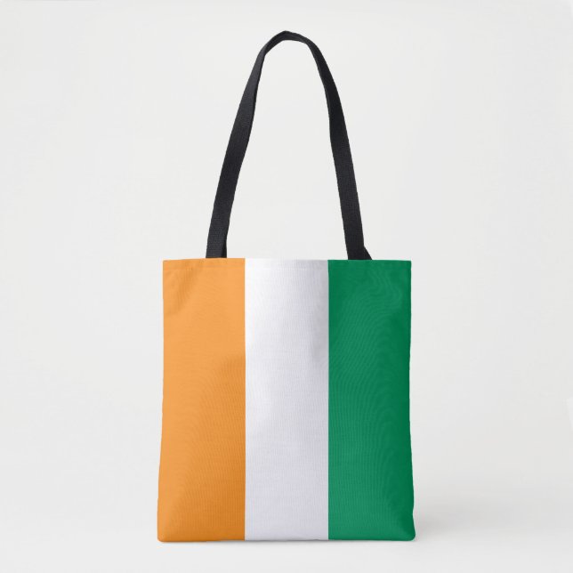 Tote Bag Drapeau de la Côte d'Ivoire (Devant)