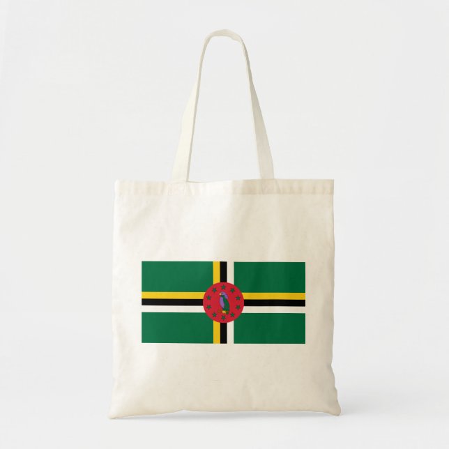 Tote Bag Drapeau de la Dominique (Devant)