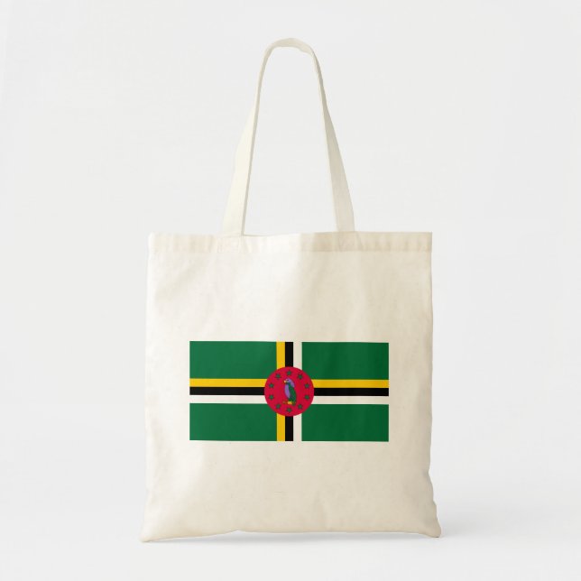 Tote Bag Drapeau de la Dominique (Devant)