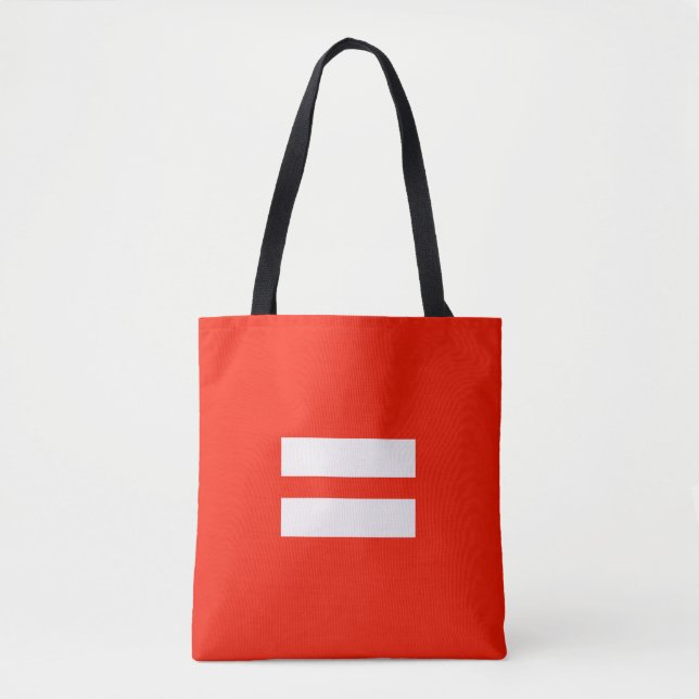Tote Bag Drapeau de la fierté de l'égalité (Devant)