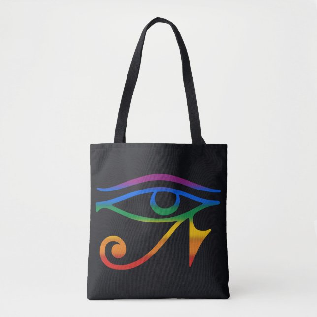 Tote Bag Drapeau de la fierté gay goth (Devant)