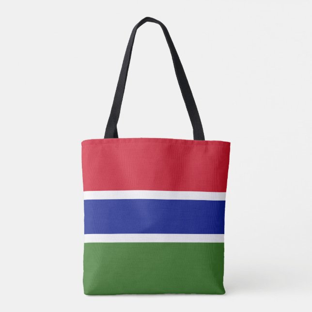 Tote Bag Drapeau de la Gambie (Dos)
