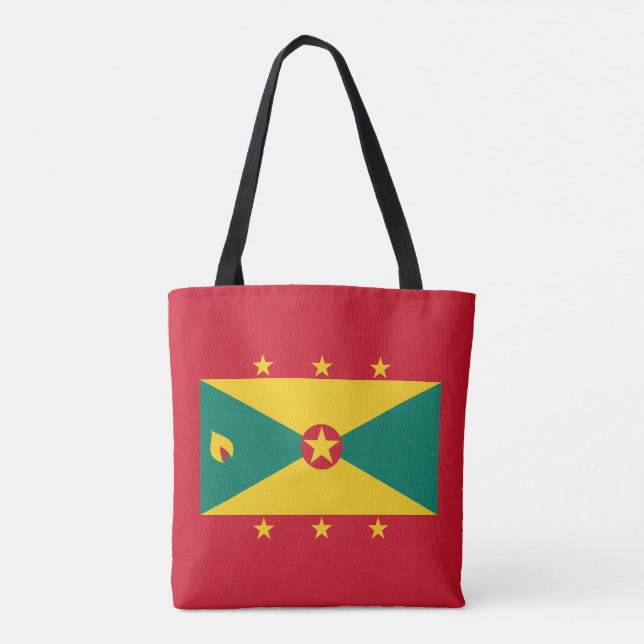 Tote Bag Drapeau de la Grenade (Dos)