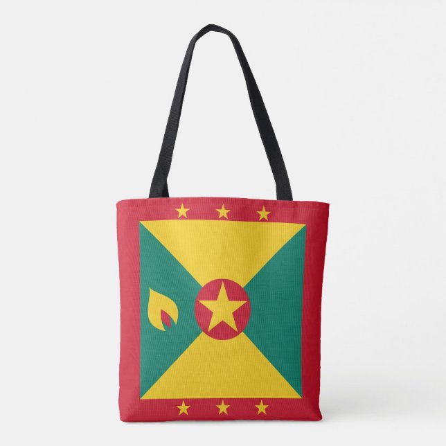 Tote Bag Drapeau de la Grenade (Dos)