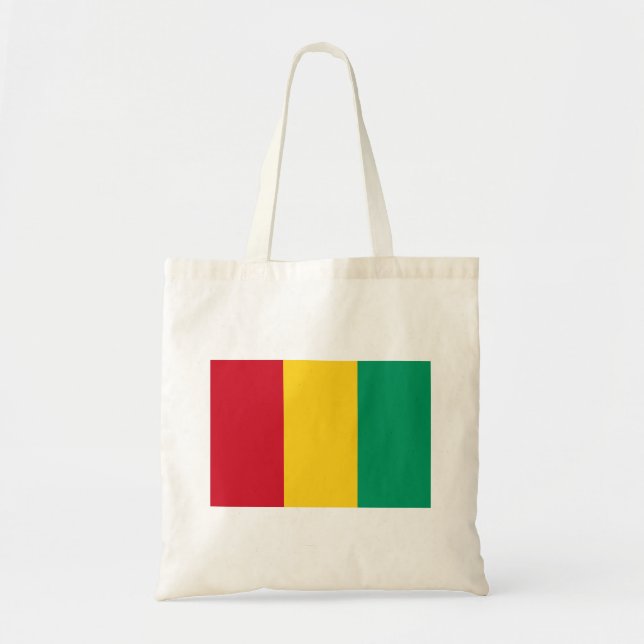 Tote Bag Drapeau de la Guinée (Devant)