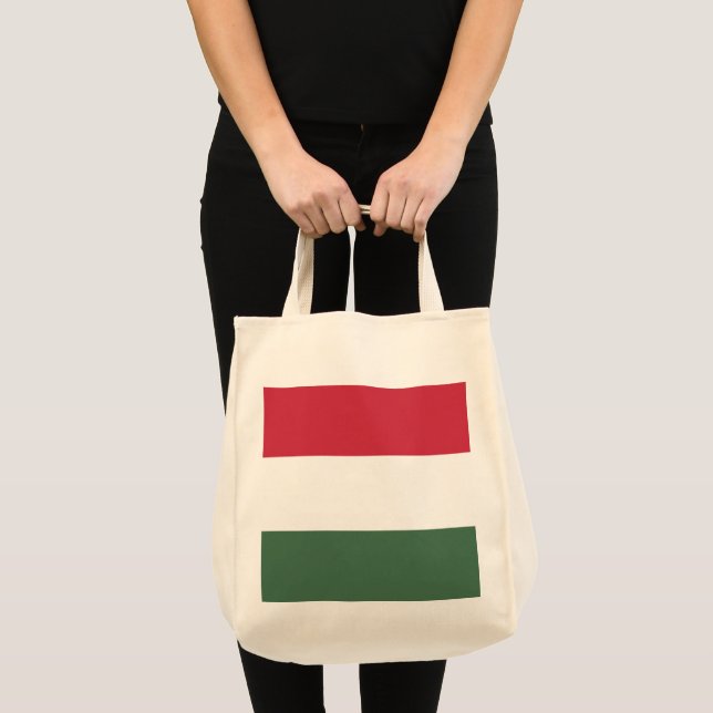 Tote Bag drapeau de la Hongrie (Devant (produit))