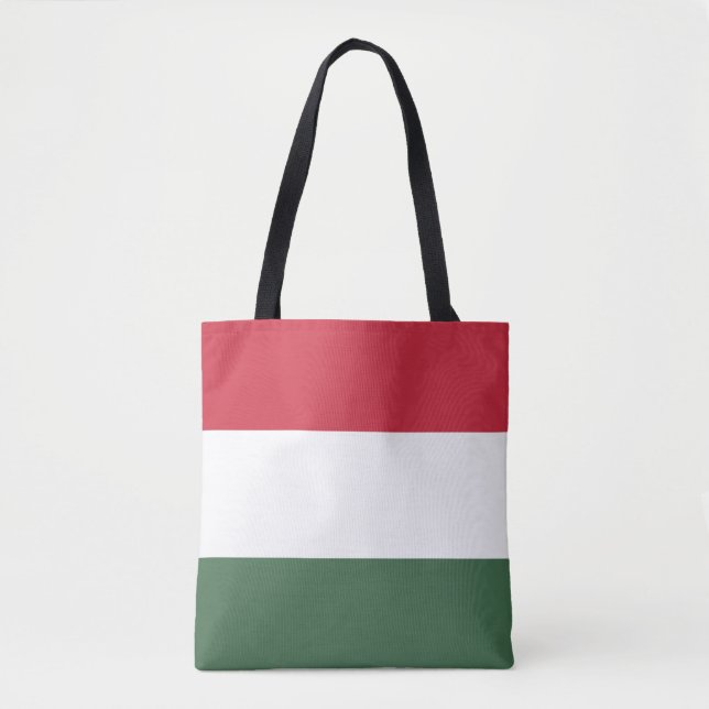 Tote Bag Drapeau de la Hongrie (Devant)