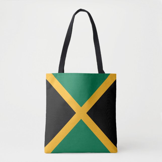 Tote Bag Drapeau de la Jamaïque (Devant)