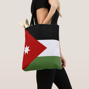 Tote Bag Drapeau de la Jordanie