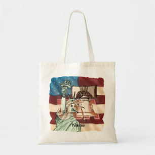 Tote Bag Drapeau de la Liberté américaine