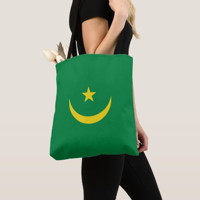 Tote Bag Drapeau de la Mauritanie (De près)