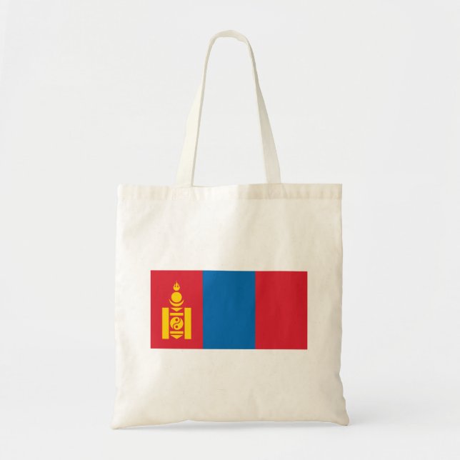 Tote Bag Drapeau de la Mongolie (Devant)
