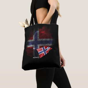 Tote Bag Drapeau de la Norvège