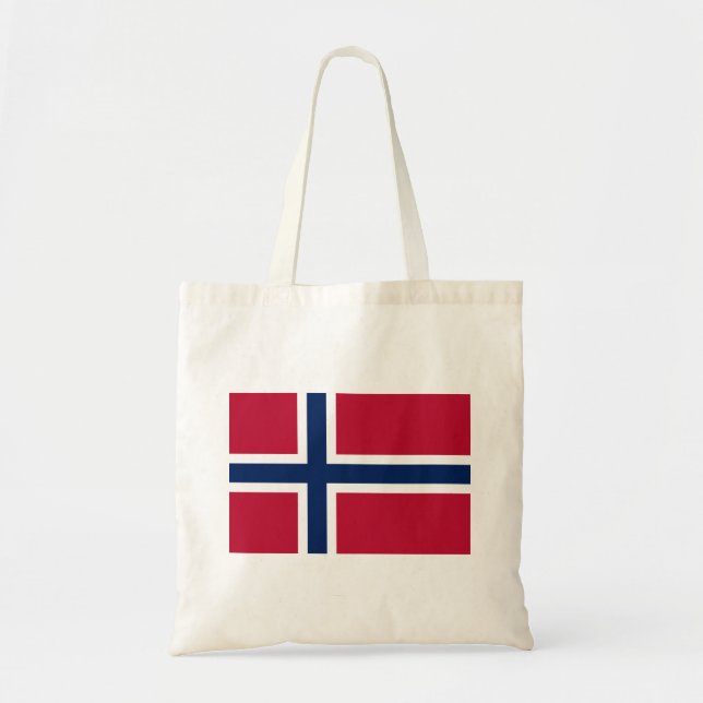 Tote Bag Drapeau de la Norvège (Devant)