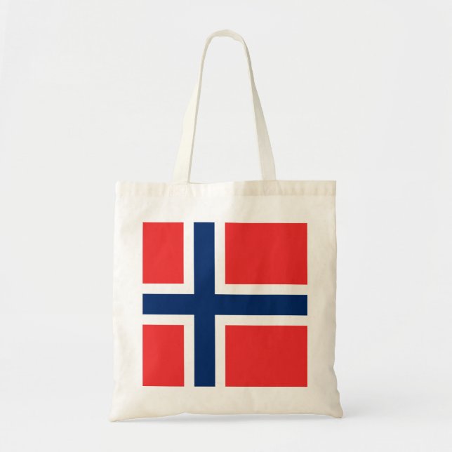 Tote Bag Drapeau de la Norvège (Devant)