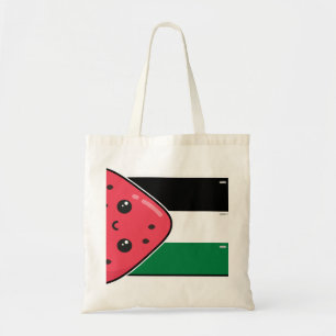 Tote Bag Drapeau de la Palestine mignonne avec Palestin san