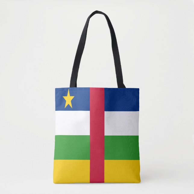 Tote Bag Drapeau de la République centrafricaine (Devant)