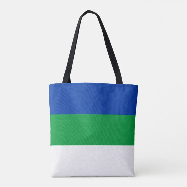 Tote Bag Drapeau de la République de Komi (Dos)