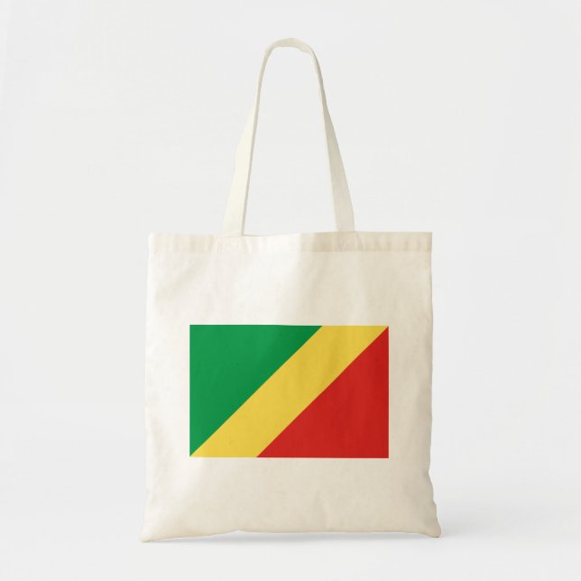 Tote Bag Drapeau de la République du Congo (Devant)