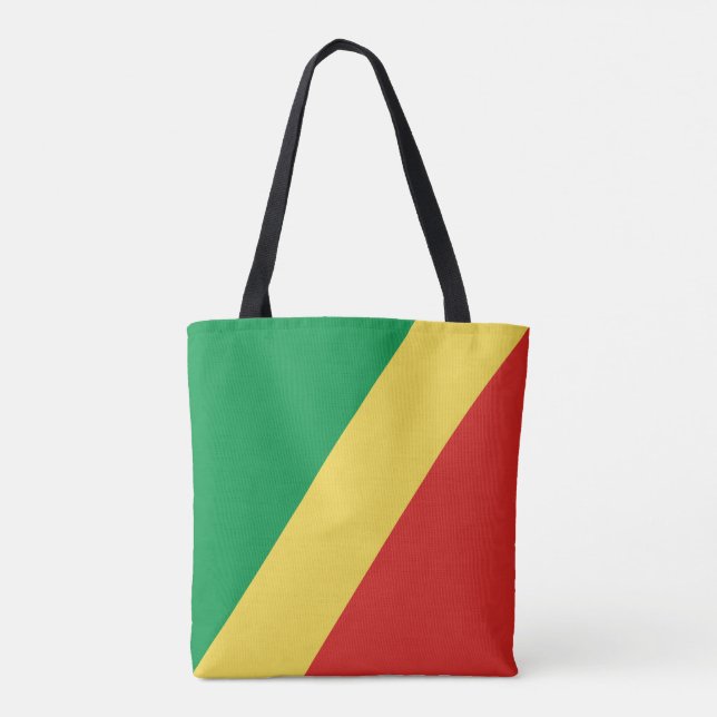 Tote Bag Drapeau de la République du Congo (Dos)