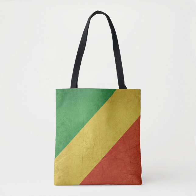 Tote Bag Drapeau de la République du Congo (Devant)