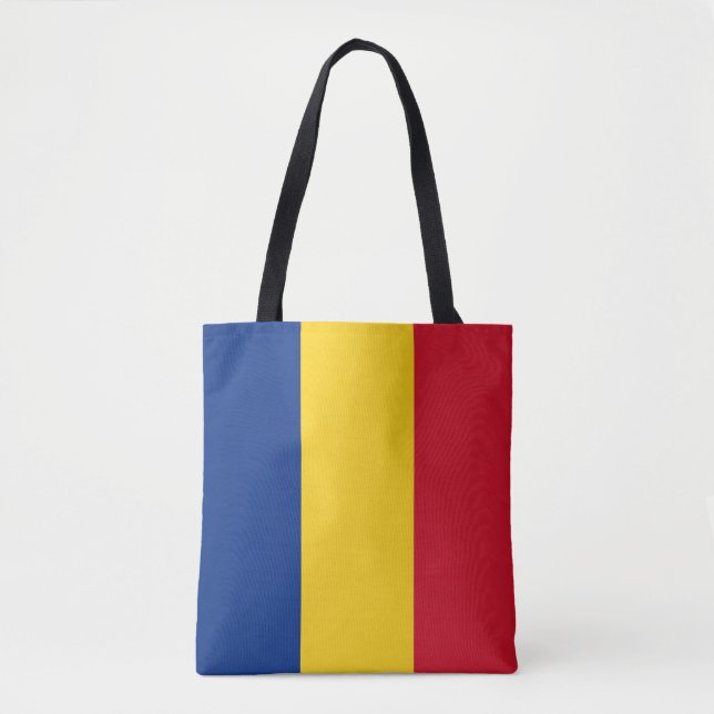 Tote Bag Drapeau de la Roumanie (Devant)