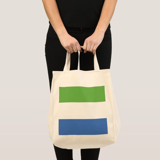 Tote Bag drapeau de la Sierra Leone (Devant (produit))