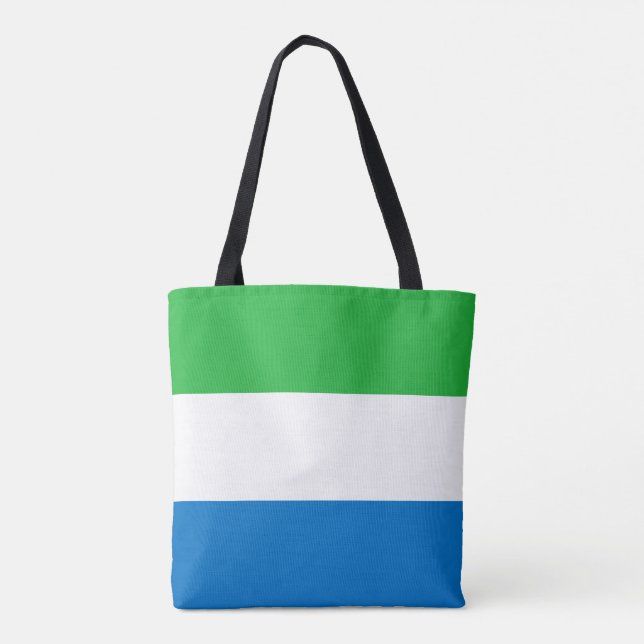 Tote Bag Drapeau de la Sierra Leone (Dos)