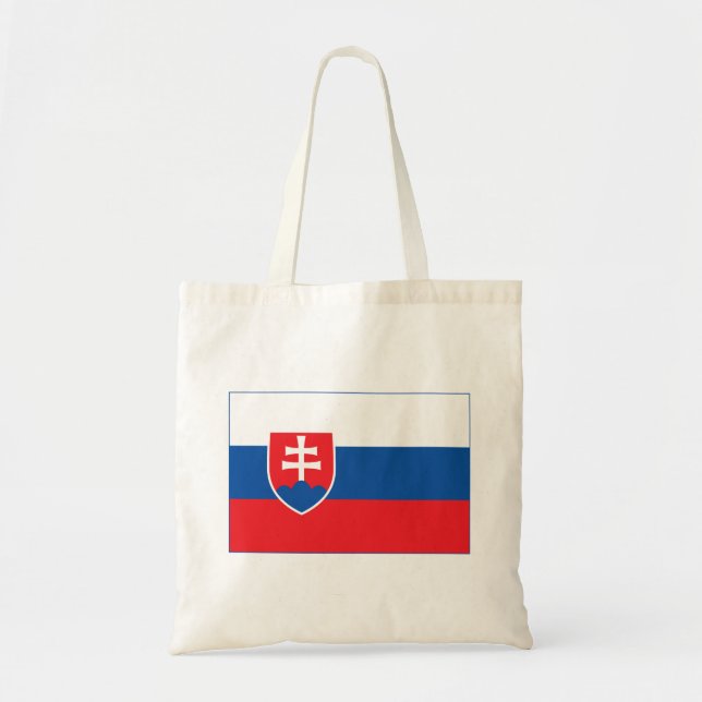 Tote Bag Drapeau de la Slovaquie (Devant)