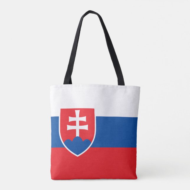 Tote Bag Drapeau de la Slovaquie (Dos)