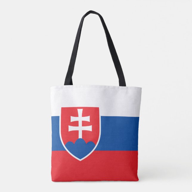 Tote Bag Drapeau de la Slovaquie (Dos)