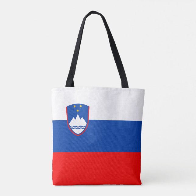 Tote Bag Drapeau de la Slovénie (Dos)