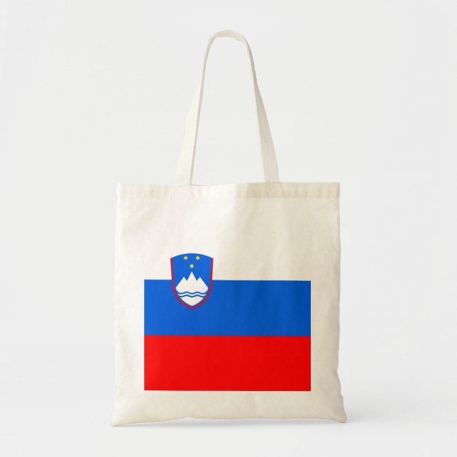Tote Bag Drapeau de la Slovénie (Devant)