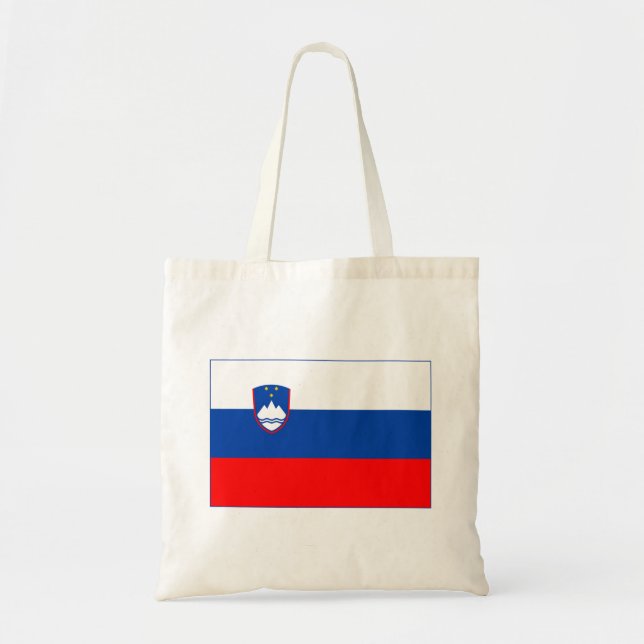 Tote Bag Drapeau de la Slovénie (Devant)