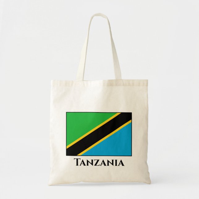 Tote Bag Drapeau de la Tanzanie (Devant)