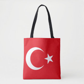 Tote Bag Drapeau de la Turquie