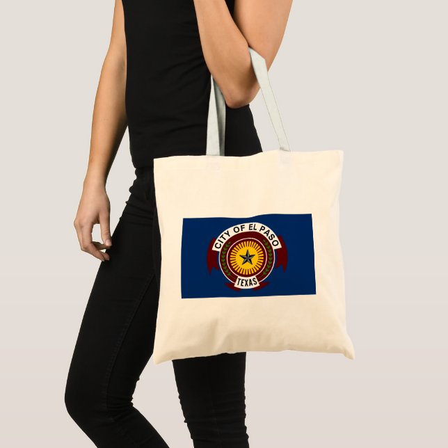 Tote Bag Drapeau de la ville d'El Paso (Texas) (Devant (produit))
