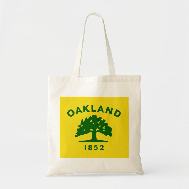 Tote Bag Drapeau de la ville d'Oakland (Californie) (Devant)